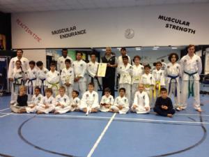 Master Nicholls visit to Khalsa Taekwon-do (Feltham)